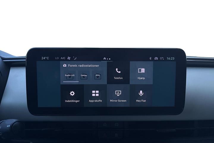 Grøn Fiat 600e fra 2025
