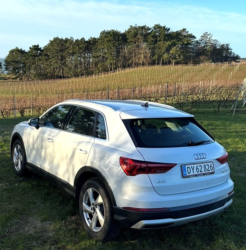 Hvid Audi Q3 fra 2020