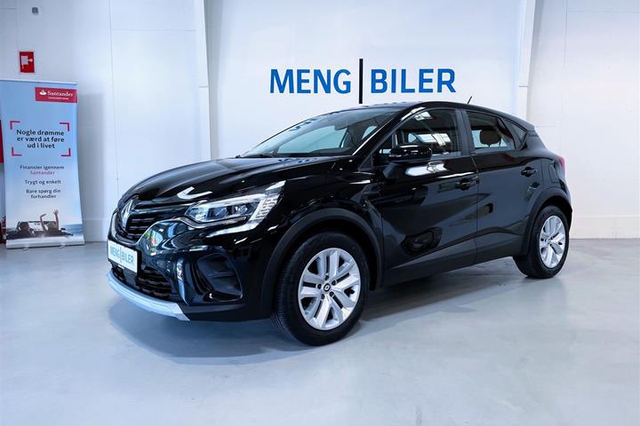 Sort Renault Captur fra 2021 set udefra