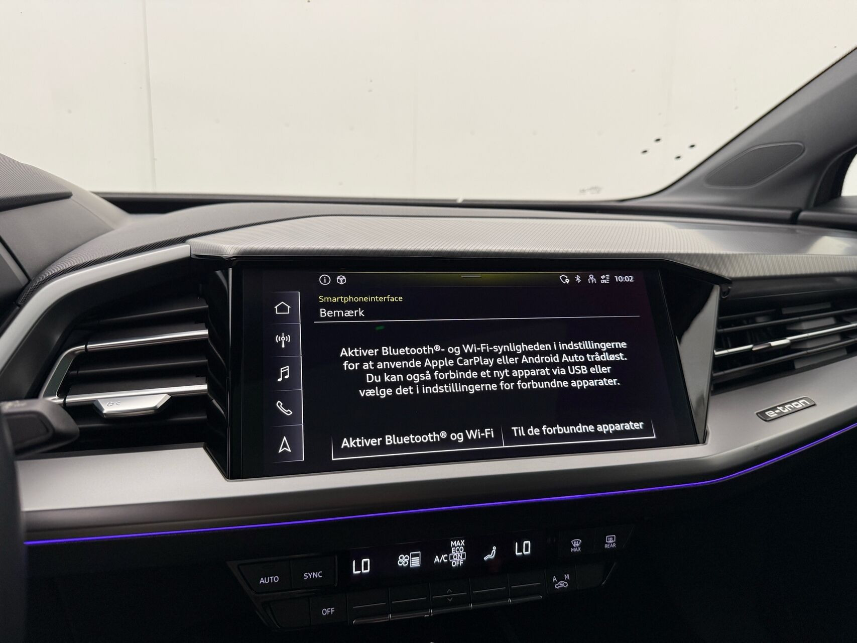 Grå Audi Q4 fra 2022