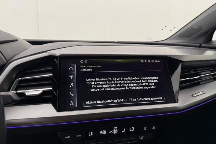 Grå Audi Q4 fra 2022