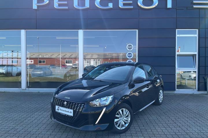 Sort Peugeot 208 fra 2022