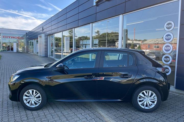 Sort Peugeot 208 fra 2022