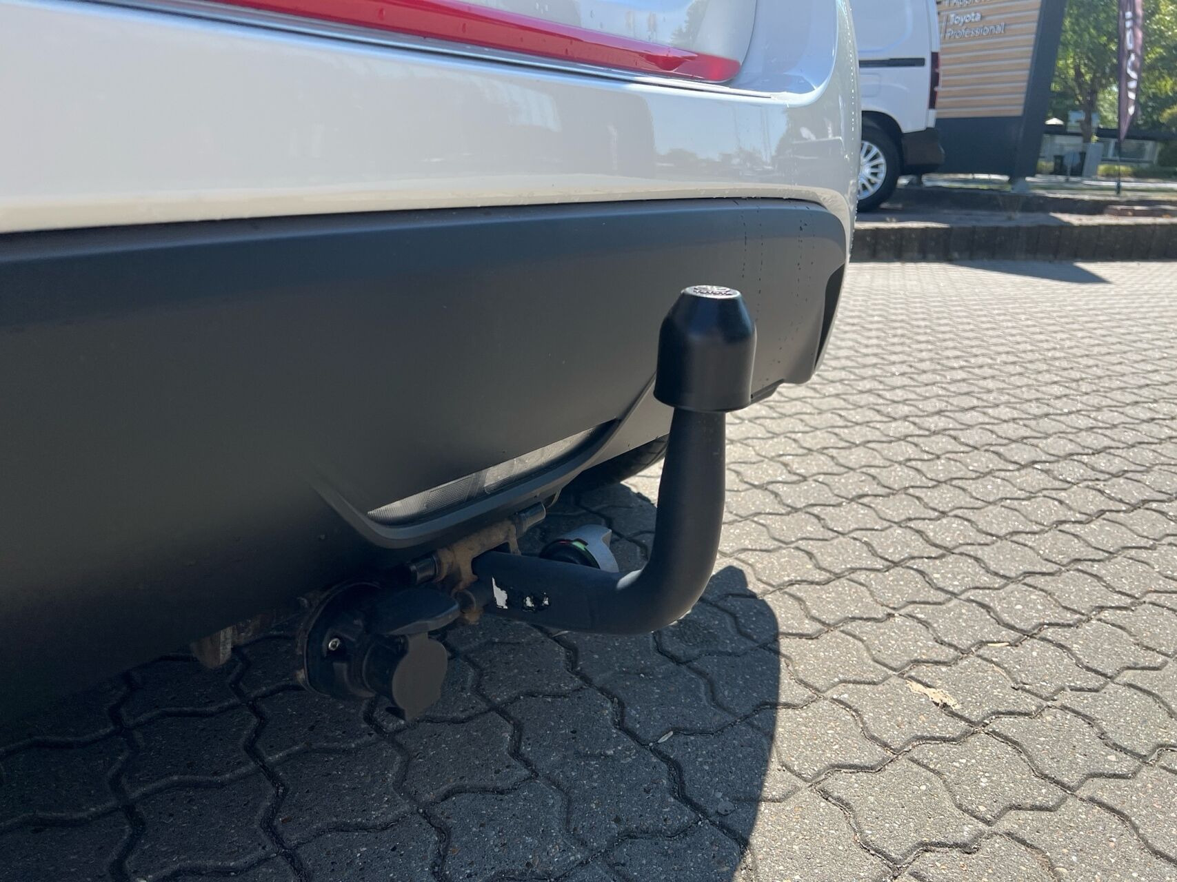 Hvid Toyota Yaris fra 2020