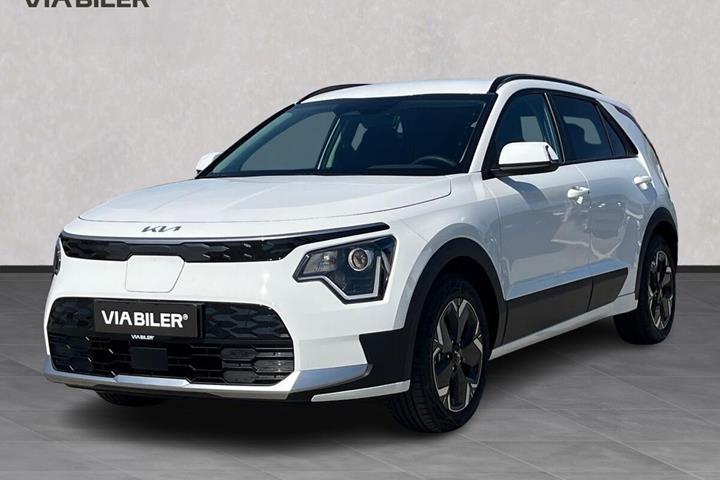 Hvid Kia e-Niro fra 2026 set udefra