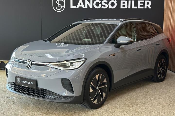 Grå VW ID.4 fra 2021 set udefra
