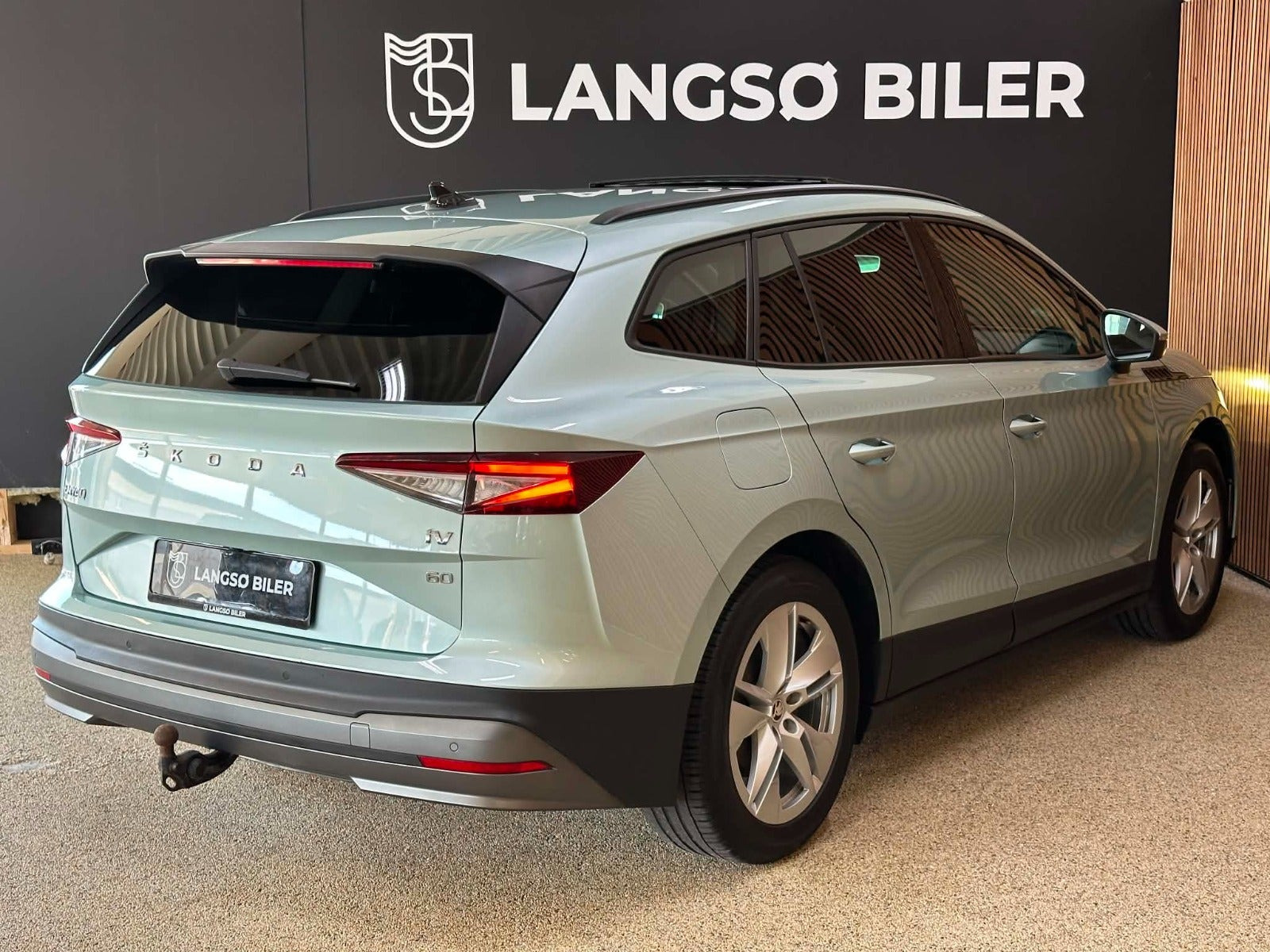 Grøn Skoda Enyaq fra 2021