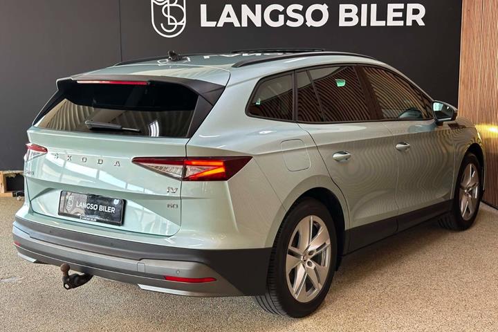 Grøn Skoda Enyaq fra 2021