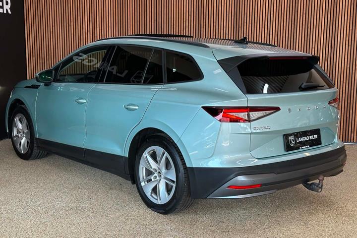 Grøn Skoda Enyaq fra 2021