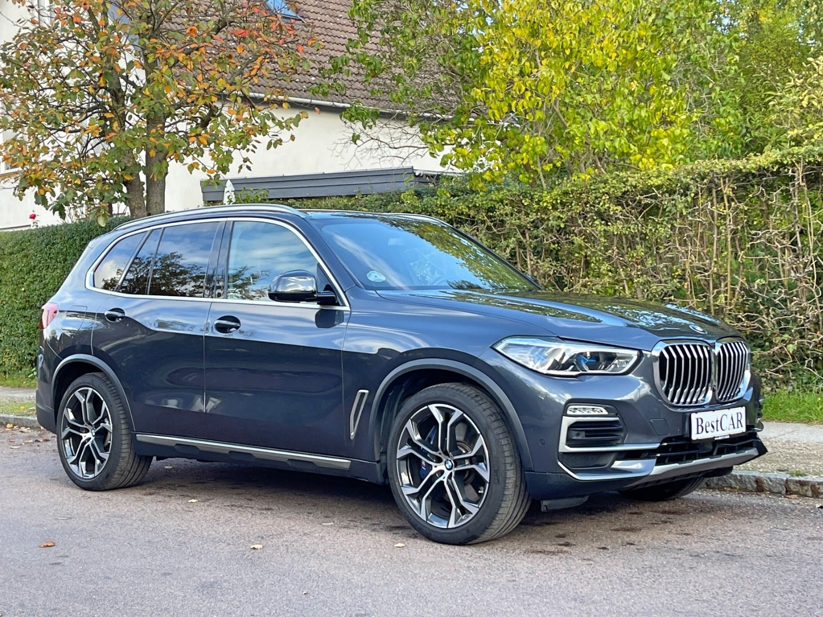 Grå BMW X5 fra 2019