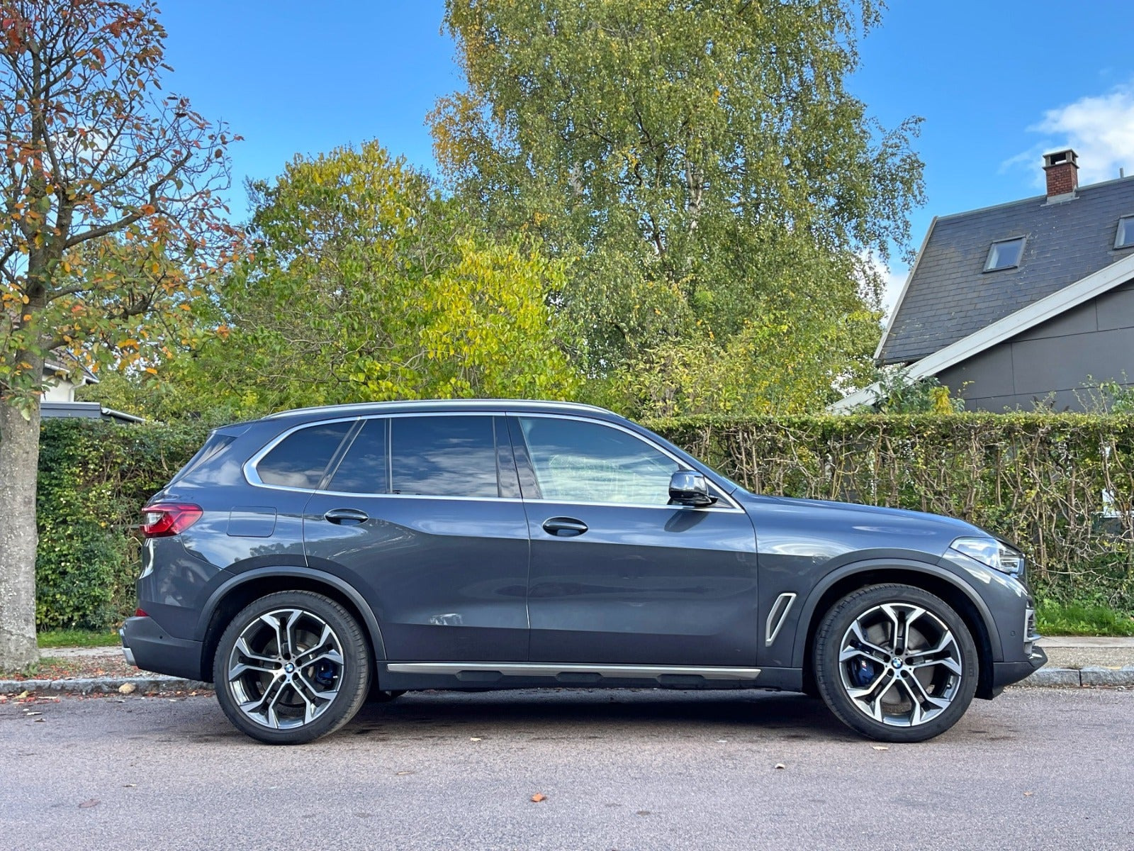 Grå BMW X5 fra 2019