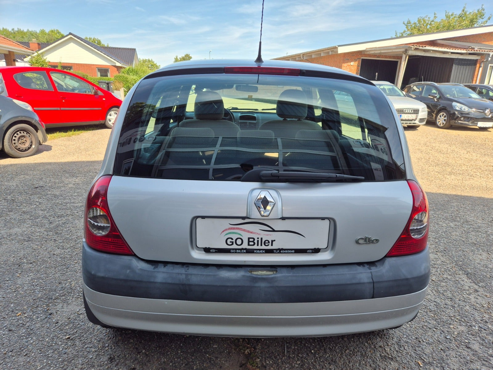 Grøn Renault Clio II fra 2006