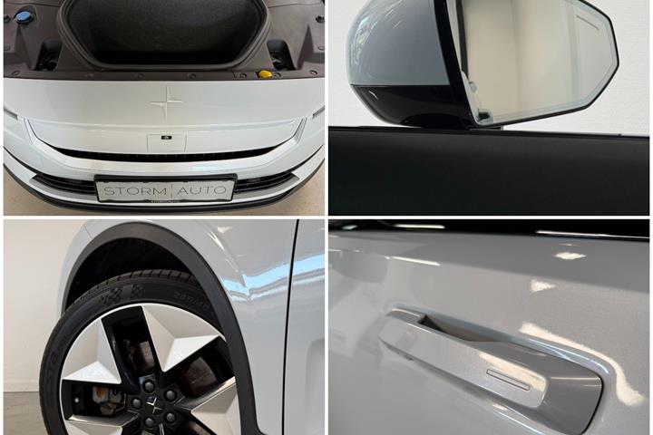 Hvid Polestar 2 fra 2024