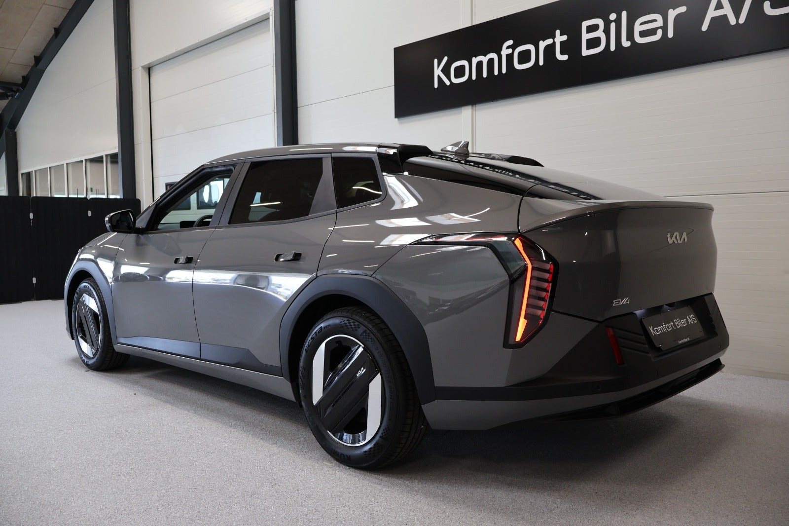Grå Kia EV4 fra 2026