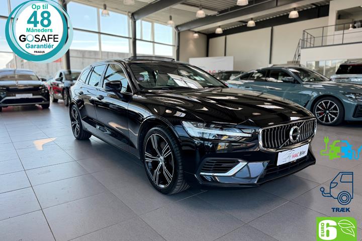 Gul Volvo V60 fra 2022