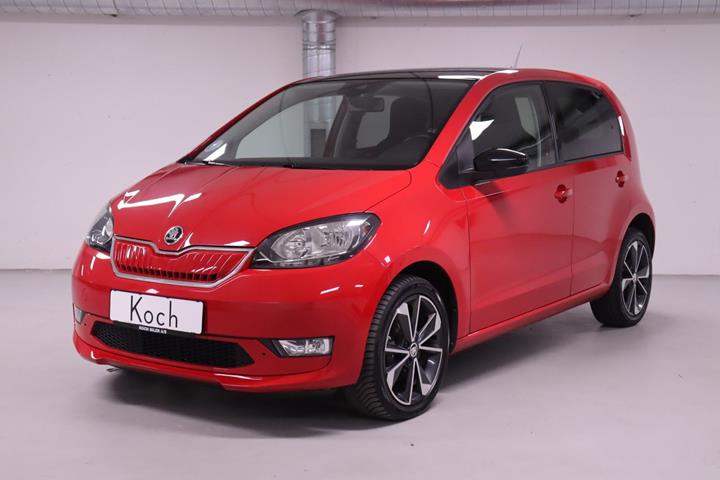 Rød Skoda Citigo-e fra 2020