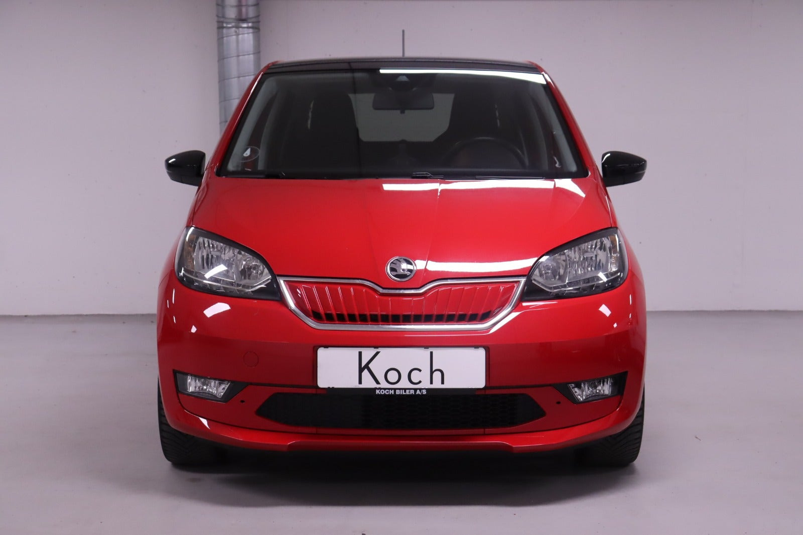 Rød Skoda Citigo-e fra 2020