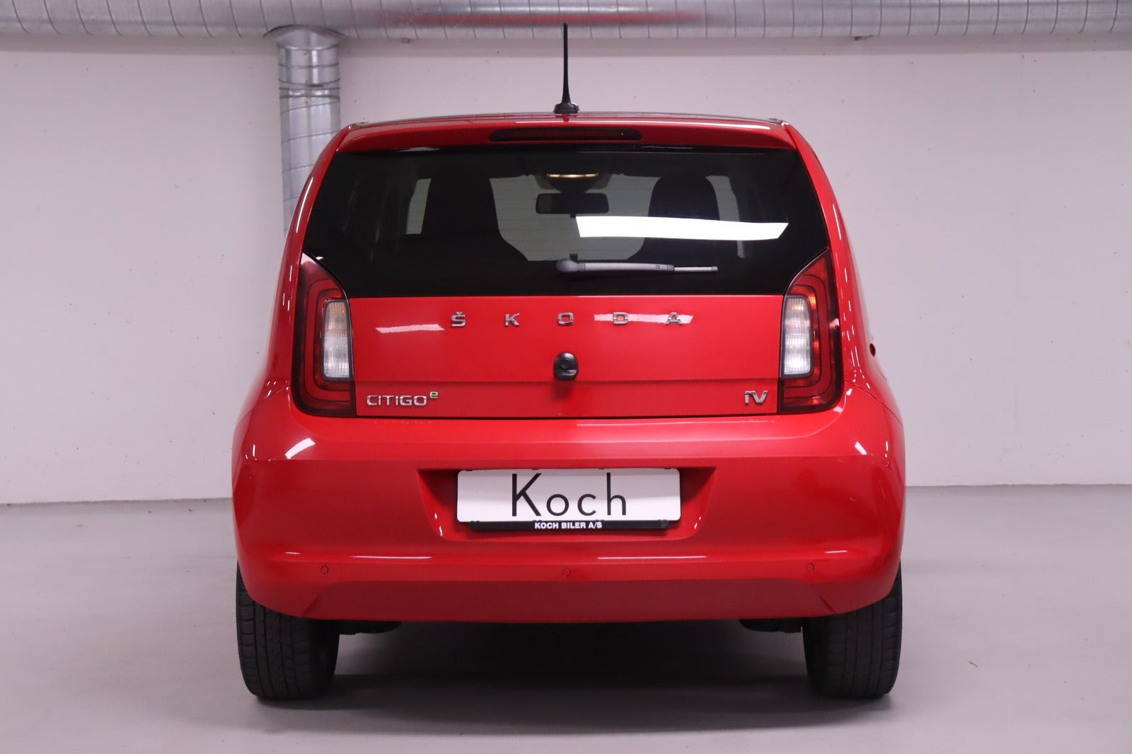 Rød Skoda Citigo-e fra 2020