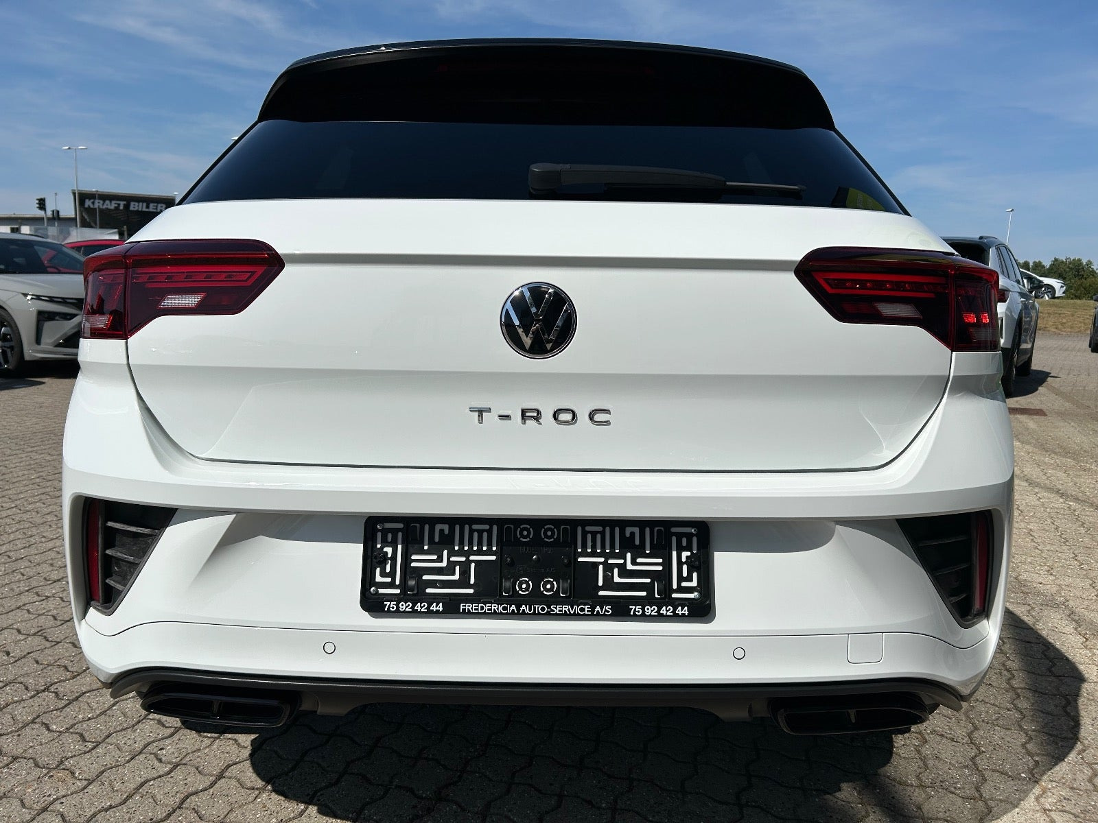 Hvid VW T-Roc fra 2022