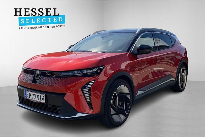 Rød Renault Scenic E-Tech fra 2025
