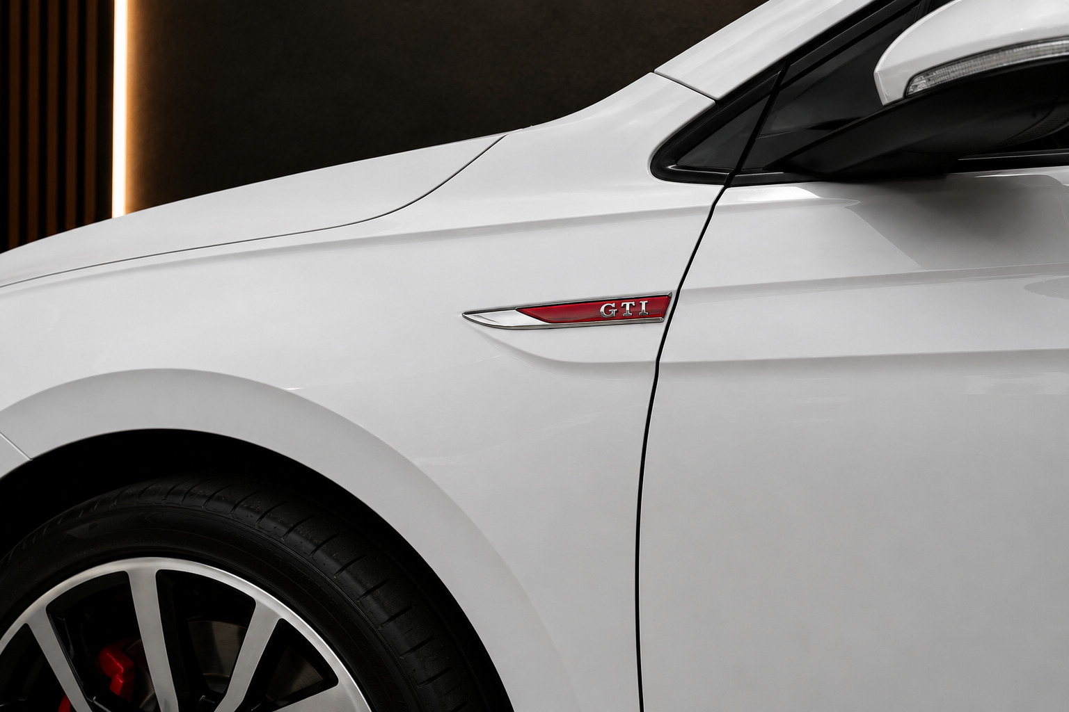 Hvid VW Polo fra 2019