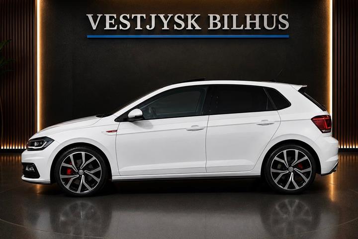 Hvid VW Polo fra 2019