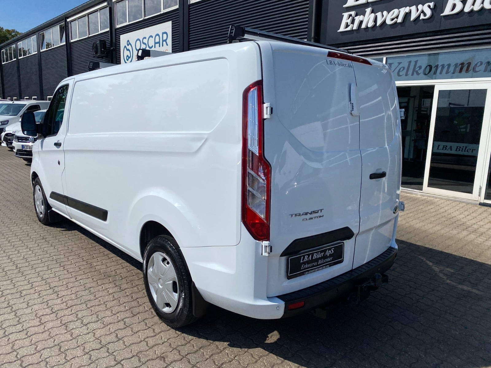 Hvid Ford Transit Custom 300 L2 fra 2023
