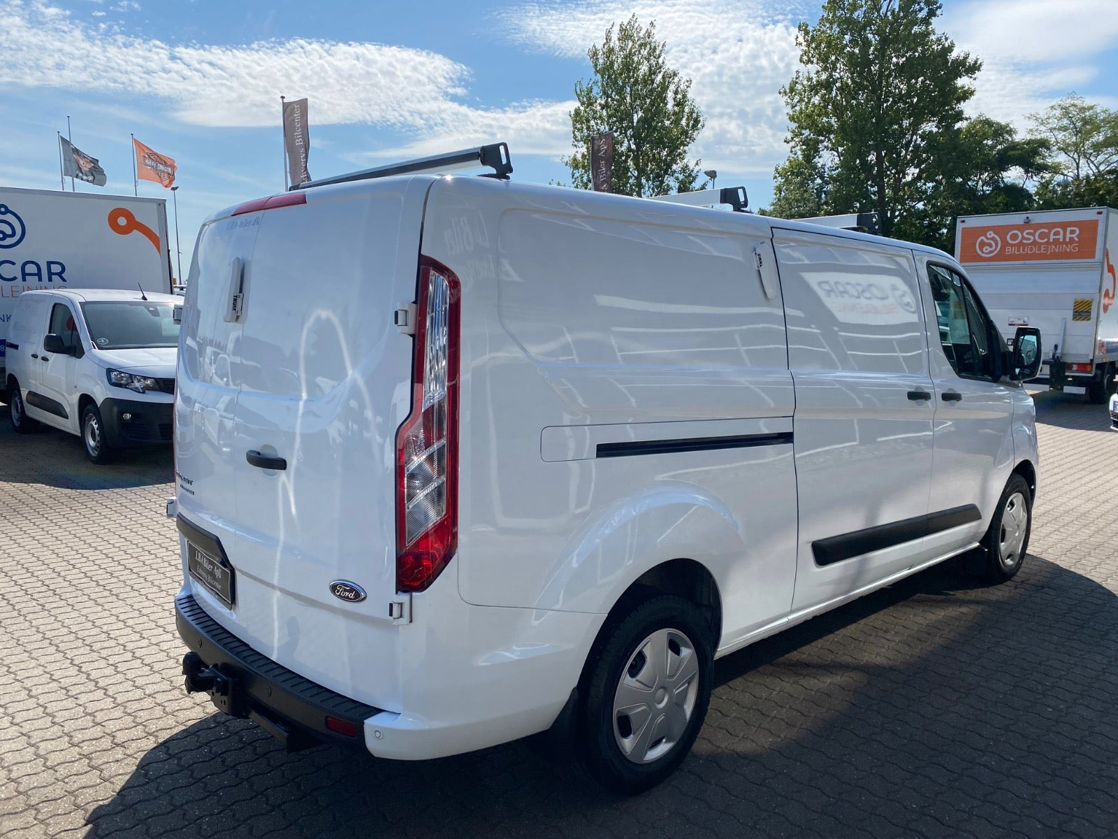 Hvid Ford Transit Custom 300 L2 fra 2023