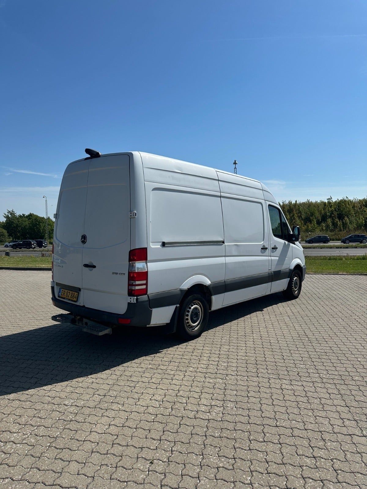Hvid Mercedes Sprinter 316 fra 2017