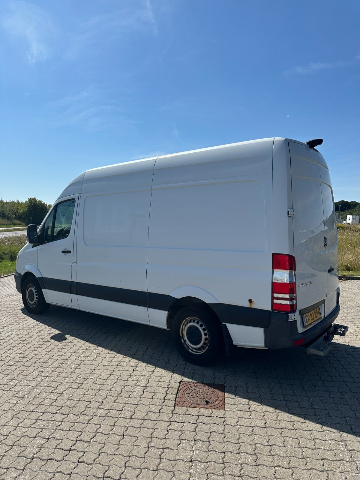 Hvid Mercedes Sprinter 316 fra 2017