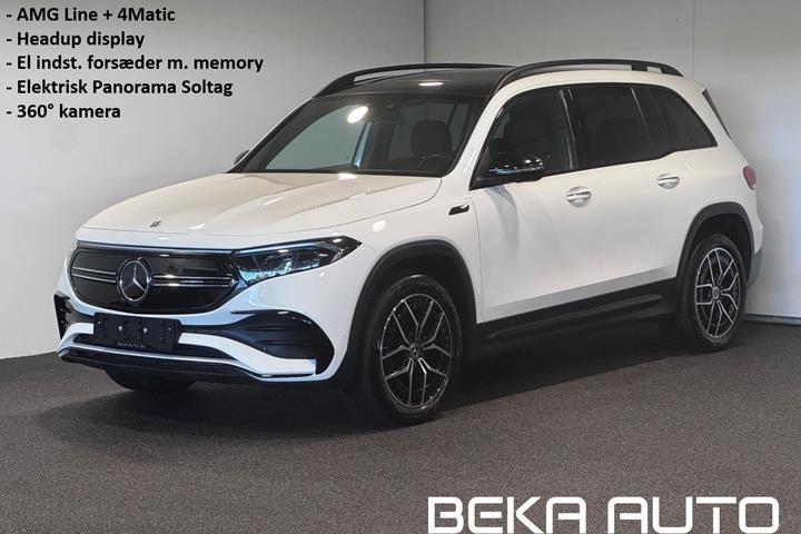 Hvid Mercedes EQB300 fra 2022