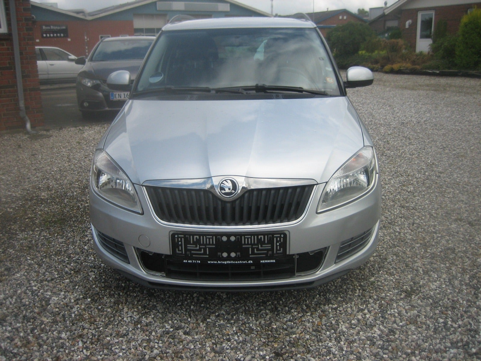 Sølv Skoda Fabia fra 2014