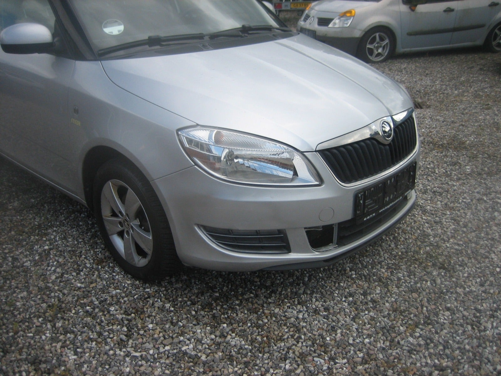 Sølv Skoda Fabia fra 2014