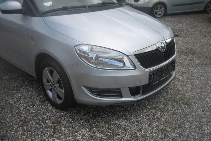 Sølv Skoda Fabia fra 2014