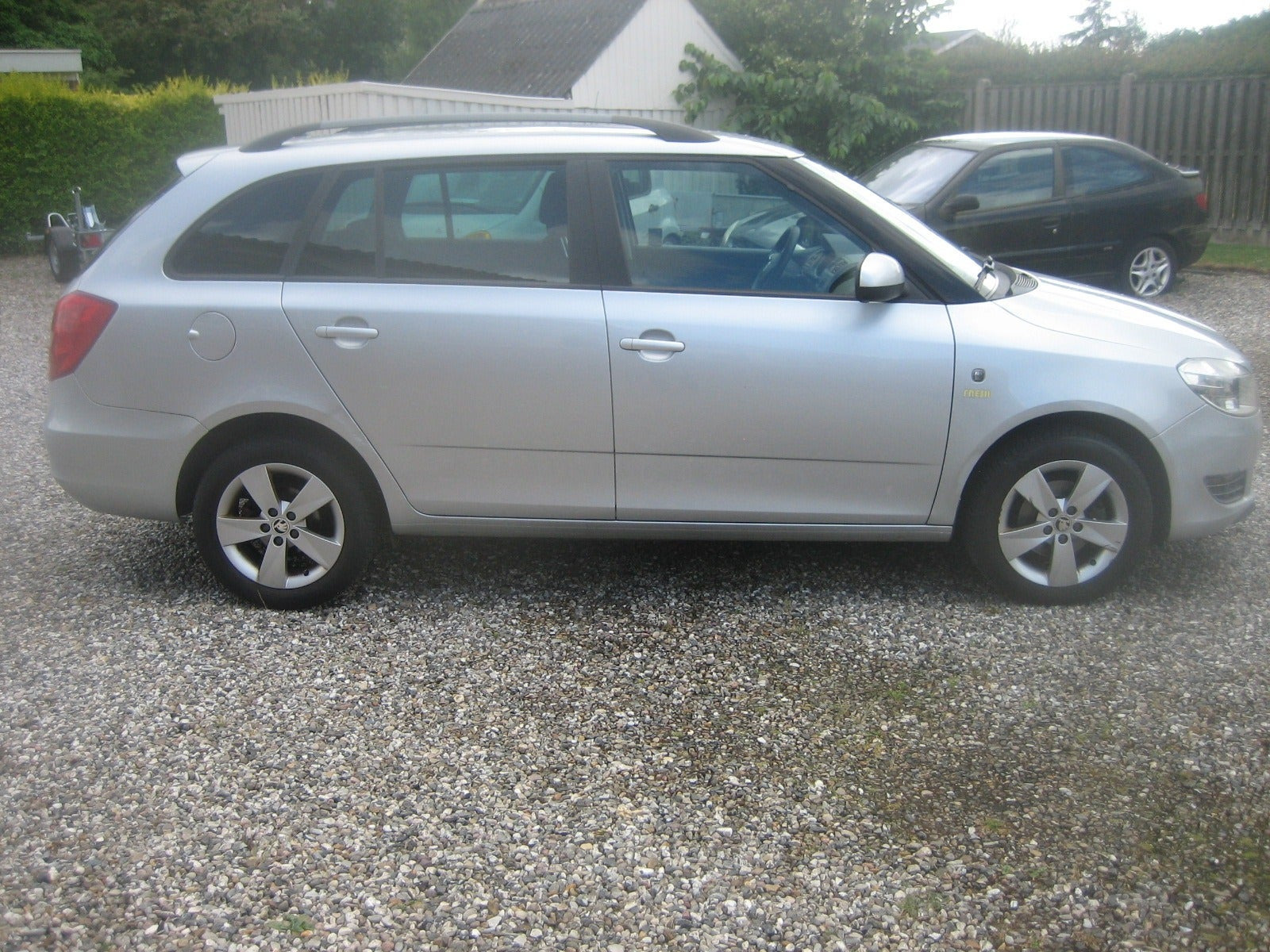 Sølv Skoda Fabia fra 2014