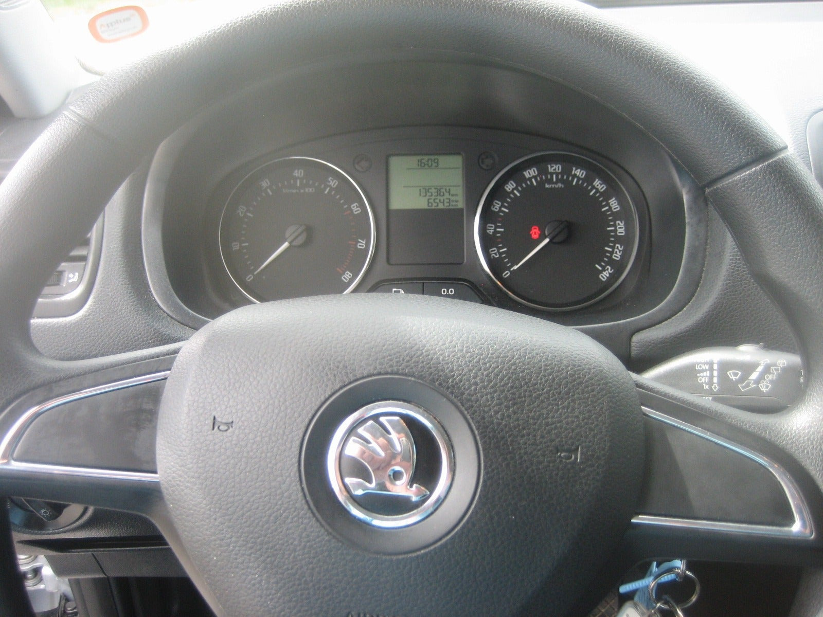Sølv Skoda Fabia fra 2014
