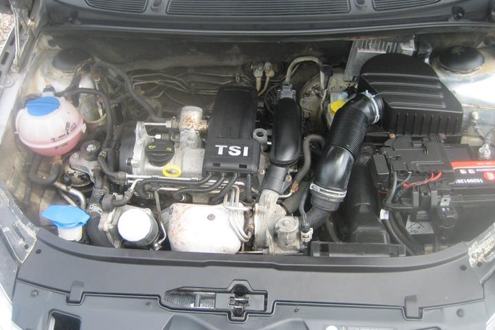Sølv Skoda Fabia fra 2014