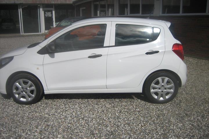 Hvid Opel Karl fra 2016