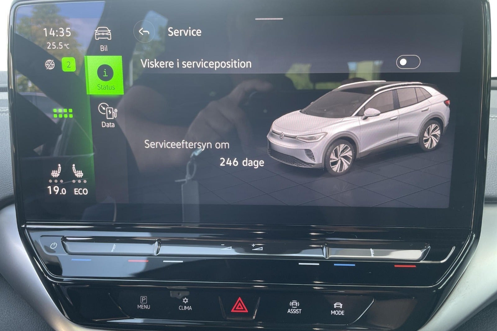 Grå VW ID.4 fra 2023