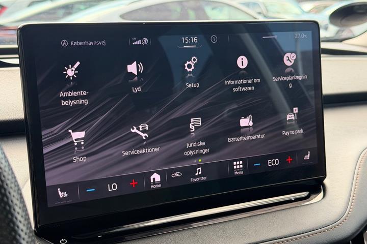Sort Skoda Enyaq fra 2022