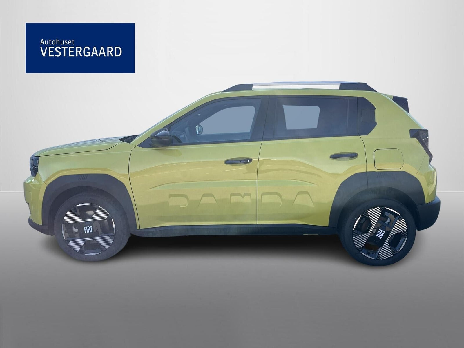 Gul Fiat Grande Panda fra 2025