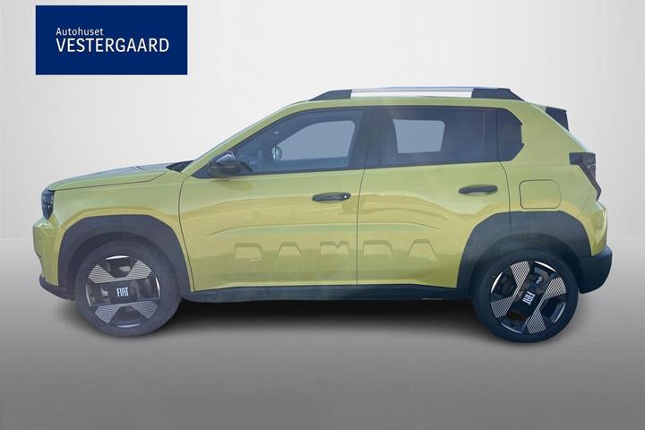 Gul Fiat Grande Panda fra 2025