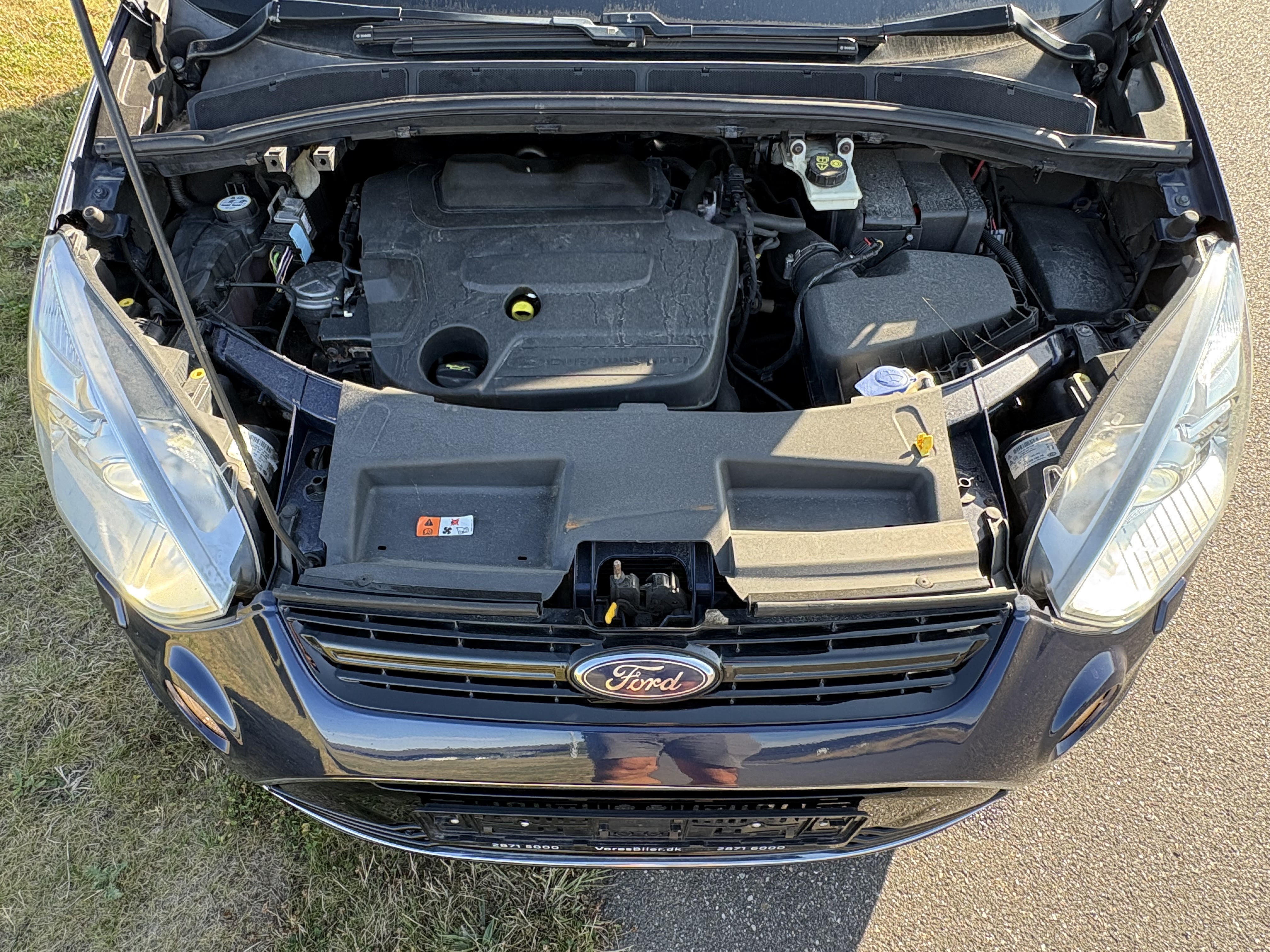 Blå Ford S-MAX fra 2012