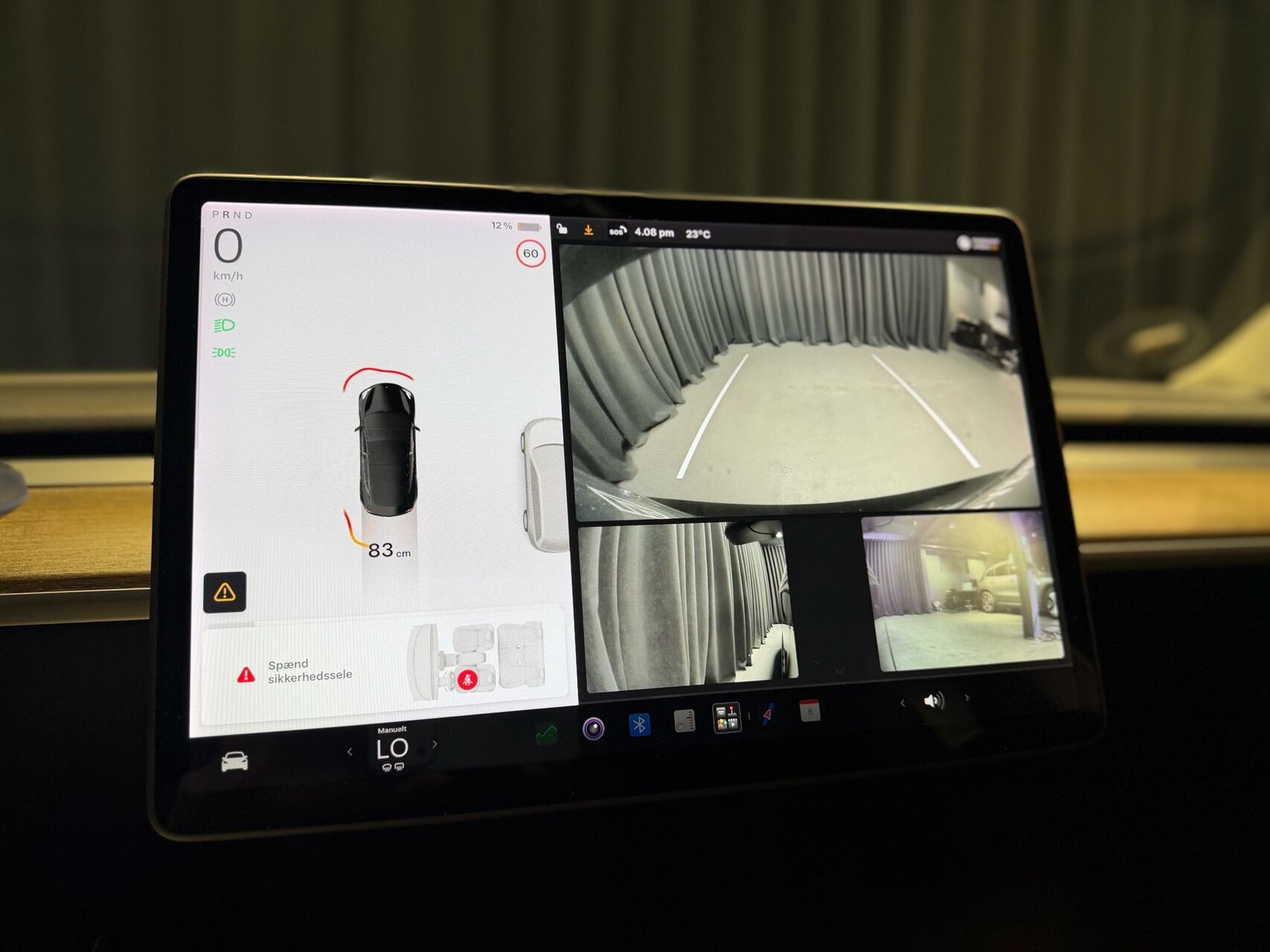 Sort Tesla Model 3 fra 2021
