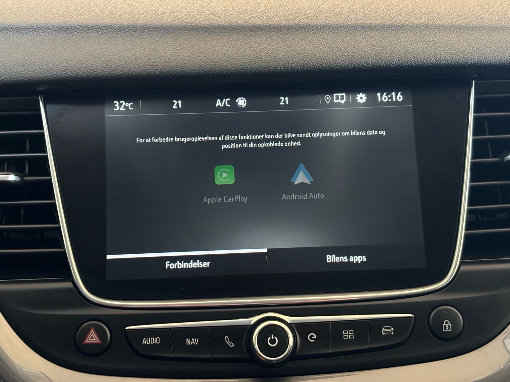 Sort Opel Grandland X fra 2021