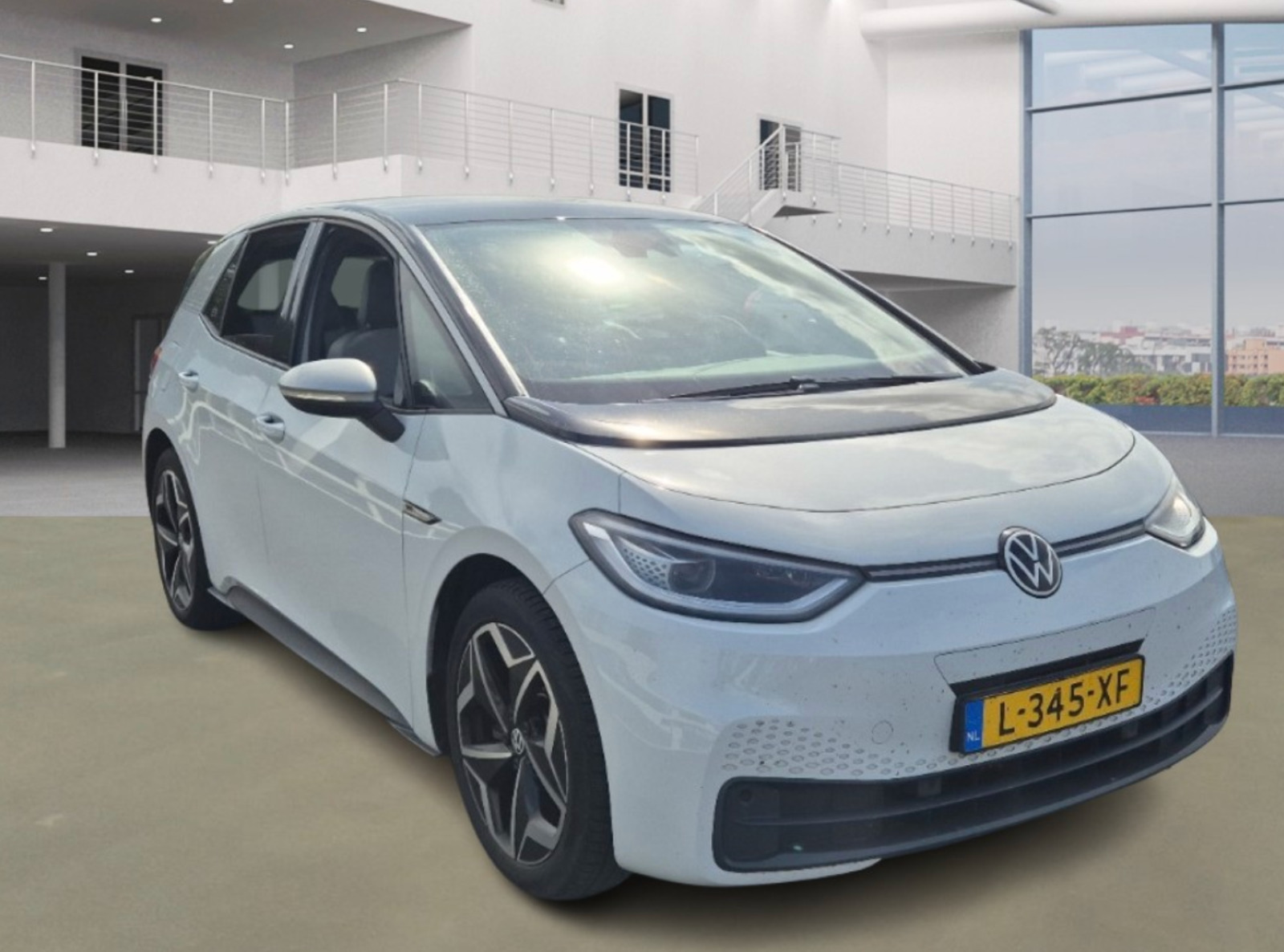 Hvid VW ID.3 fra 2021