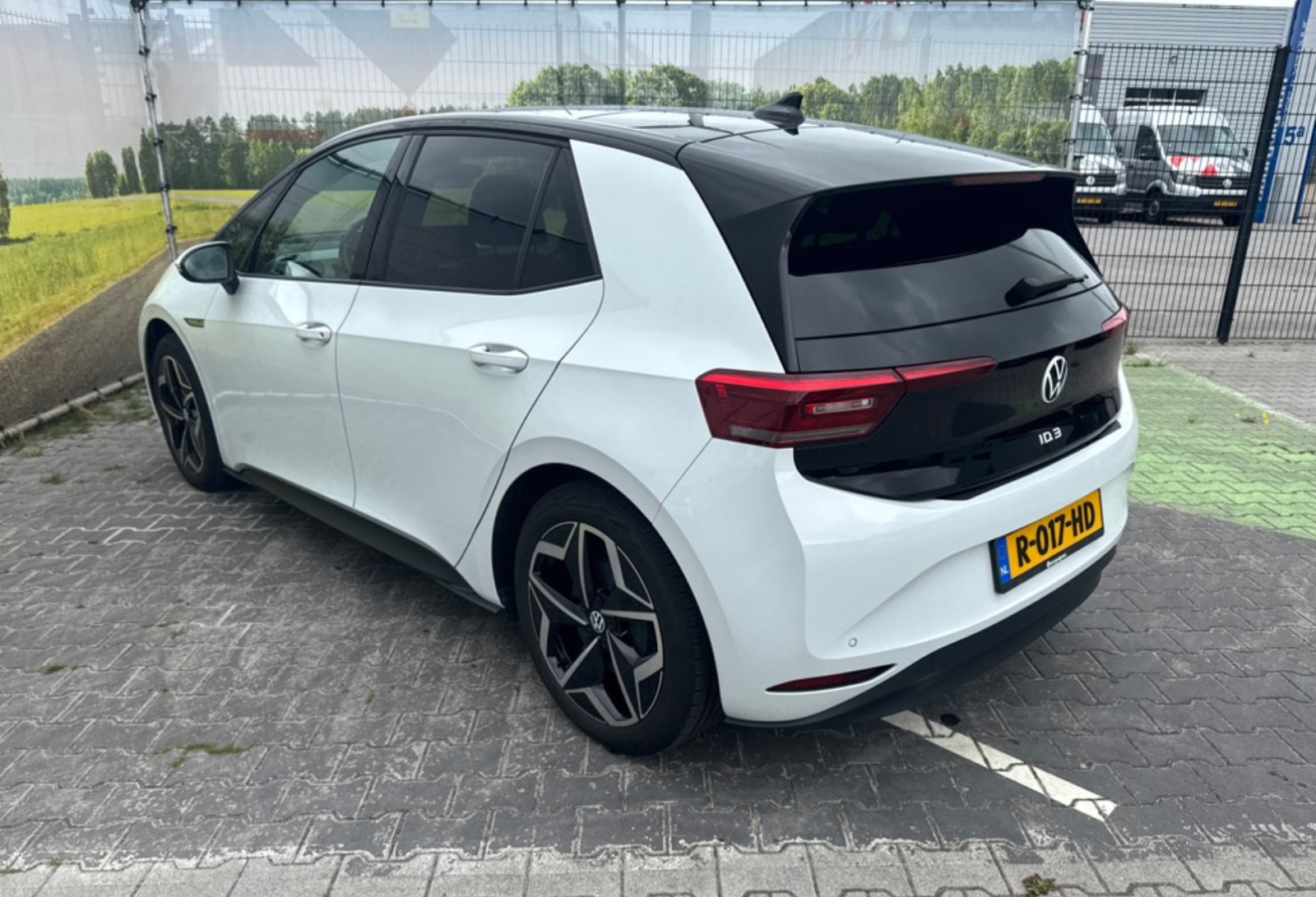 Hvid VW ID.3 fra 2021