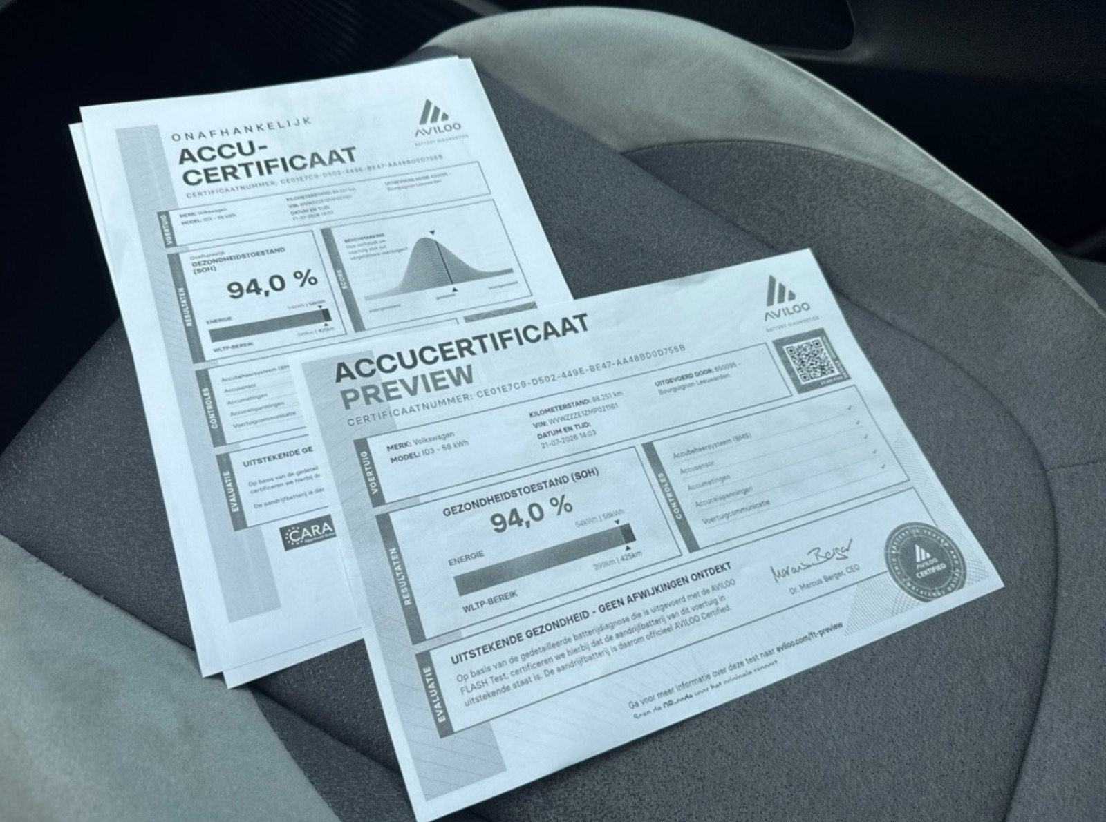 Hvid VW ID.3 fra 2021
