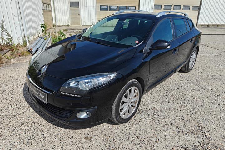 Gul Renault Megane III fra 2013