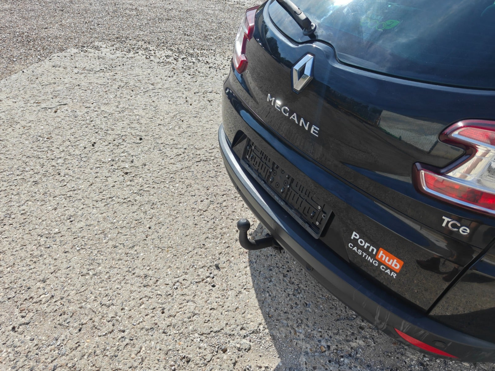 Gul Renault Megane III fra 2013